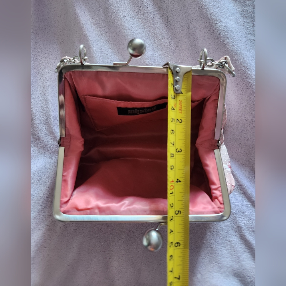 Unlisted by Kenneth Cole Sparkly Pink Mini Purse - Picture 5 of 8